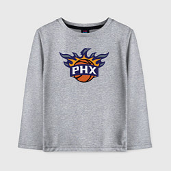 Лонгслив хлопковый детский Phoenix Suns fire, цвет: меланж