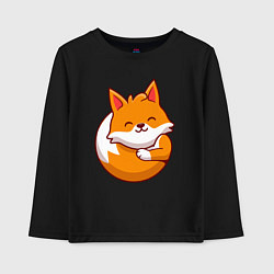 Детский лонгслив Orange fox