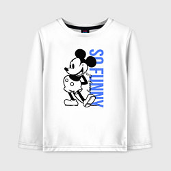 Детский лонгслив So funny Mickey