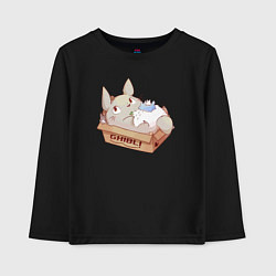 Лонгслив хлопковый детский Ghibli Totoro, цвет: черный