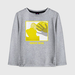 Лонгслив хлопковый детский Squeeze em all, цвет: меланж