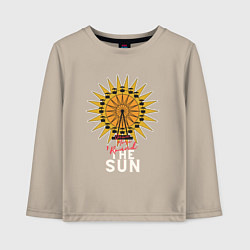 Детский лонгслив Once more round the Sun