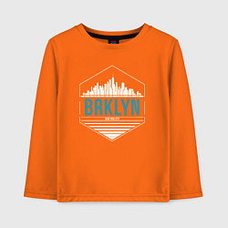 Детский лонгслив Brooklyn city