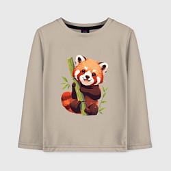 Детский лонгслив The Red Panda