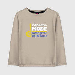 Лонгслив хлопковый детский Deepche Mode - Some great reward, цвет: миндальный