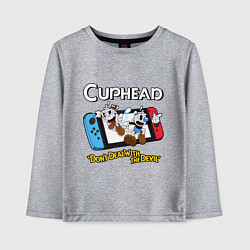 Детский лонгслив Switch cuphead