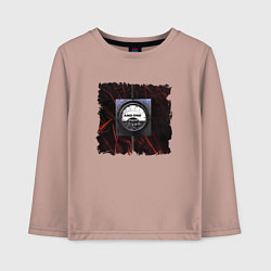 Лонгслив хлопковый детский And One - Anguish, цвет: пыльно-розовый