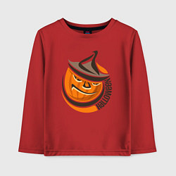 Детский лонгслив Тыква в шляпе