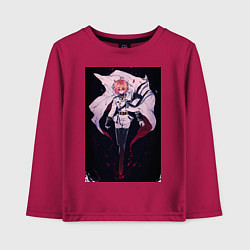 Лонгслив хлопковый детский Последний Серафим Микаэла Хякуя вампир, цвет: маджента