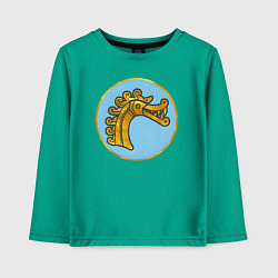 Лонгслив хлопковый детский Даны из Total War: Attila, цвет: зеленый