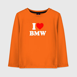 Детский лонгслив I love my BMW