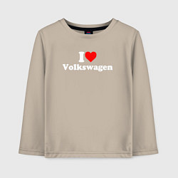 Детский лонгслив I love Volkswagen