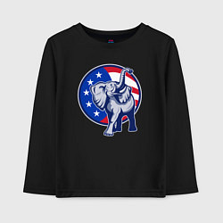 Детский лонгслив USA elephant