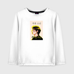 Детский лонгслив Техен хороший мальчик