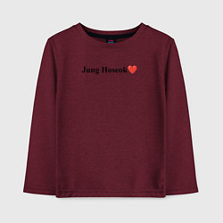 Детский лонгслив BTS Jung Ho-seok
