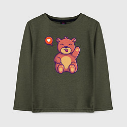 Детский лонгслив Lovely bear