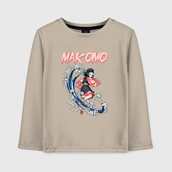 Детский лонгслив Клинок, рассекающий демонов Макомо