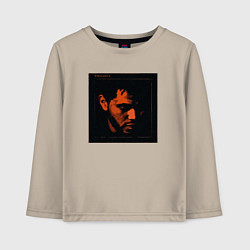 Лонгслив хлопковый детский The Weeknd Trilogy, цвет: миндальный