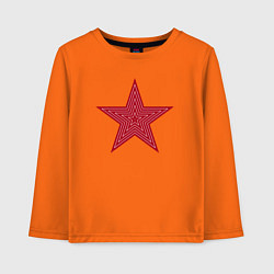 Детский лонгслив USSR red star