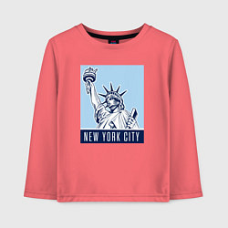 Детский лонгслив New York style