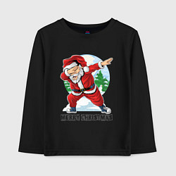 Детский лонгслив Dab Santa