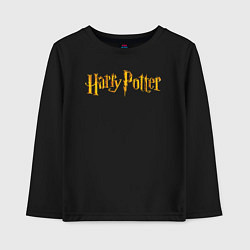 Детский лонгслив Harry Potter golden logo