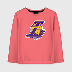 Детский лонгслив Lakers team