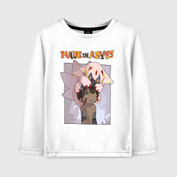 Лонгслив хлопковый детский Made in Abyss - Reg and Faputa, цвет: белый