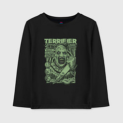 Детский лонгслив Ужасающий постер