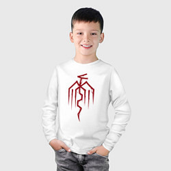 Лонгслив хлопковый детский Symbol of the City of Chains - Dragon Age, цвет: белый — фото 2