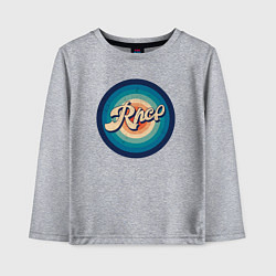 Лонгслив хлопковый детский RHCP music, цвет: меланж