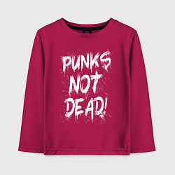 Детский лонгслив Punk not dead