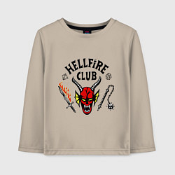 Детский лонгслив Stranger things - hellfire club