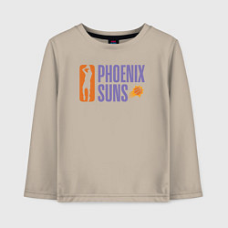 Лонгслив хлопковый детский Phoenix Suns play, цвет: миндальный