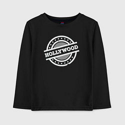 Лонгслив хлопковый детский Stars Hollywood, цвет: черный