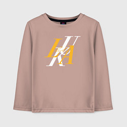 Лонгслив хлопковый детский Luka Lakers, цвет: пыльно-розовый