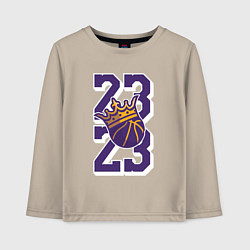 Детский лонгслив Король Леброн Джеймс
