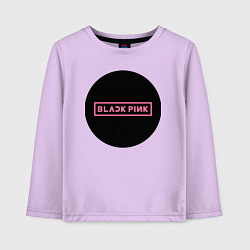 Детский лонгслив Blackpink logotype - group of South Korea