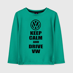 Детский лонгслив Keep Calm & Drive VW