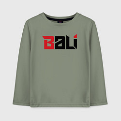 Лонгслив хлопковый детский Bali, цвет: авокадо