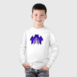 Лонгслив хлопковый детский Cortex фиолетовый aneurism iv, цвет: белый — фото 2