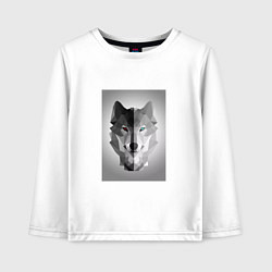 Лонгслив хлопковый детский Wolf energi, цвет: белый