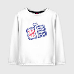 Детский лонгслив Сардины