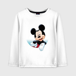 Детский лонгслив Микки маус-