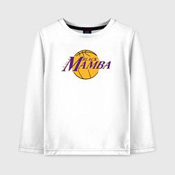 Детский лонгслив Black mamba