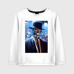 Детский лонгслив Бендер босс мафии - неоновое свечение