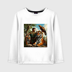 Детский лонгслив Друзья грузинского витязя