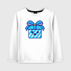 Детский лонгслив Весёлый подарочек