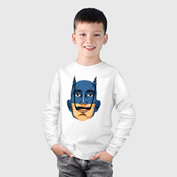 Лонгслив хлопковый детский Batman Dali, цвет: белый — фото 2