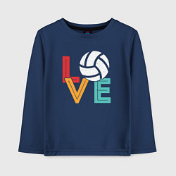 Детский лонгслив Love volley